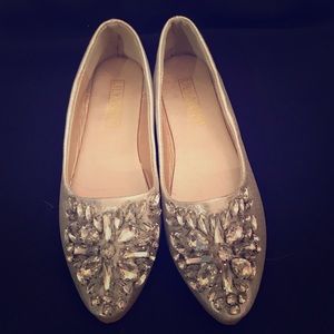 New Pair of Jeweled Flats